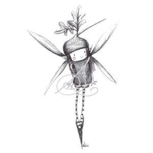 DRC Illustrations print biro faeries oakie