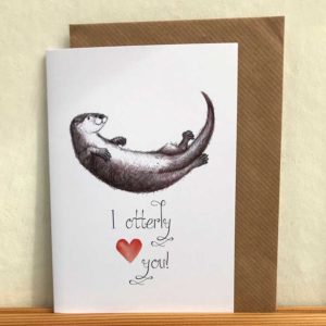 DRC Illustrations Card - I otterly love you